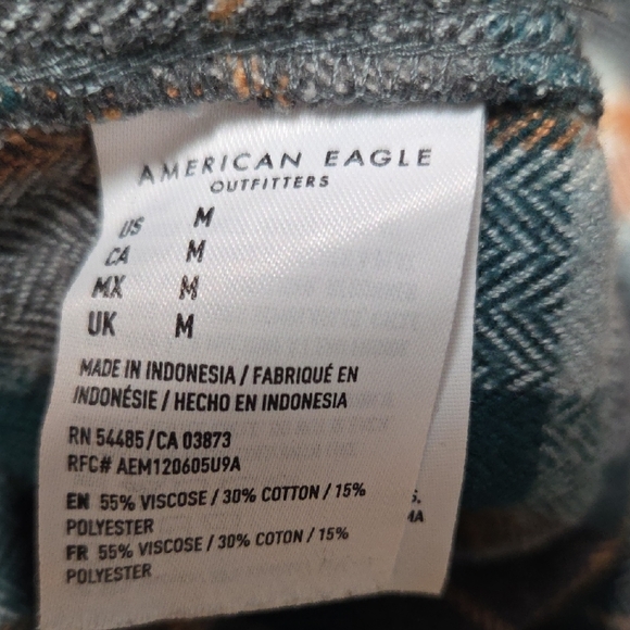 Rush Upcycled Plaid Shirt - Picture 4 of 6